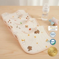 Lot de bavoirs pour nouveau-nés en fibres naturelles douces, respirants, en gaze, sans formaldéhyde, respectueux de la peau, serviettes de salive pour tout-petits