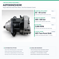 Moteur hydraulique A6VE65HZ3/63W, moteur à pistons variables à branchement direct, fabriqué en usine, pour machines lourdes