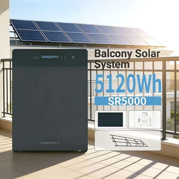 5.12 KW IP65 Hybrid Grid Wall-Mounted Solar System Plug-and-Play Power Station Lithium Ion Battery Household Energy Storage