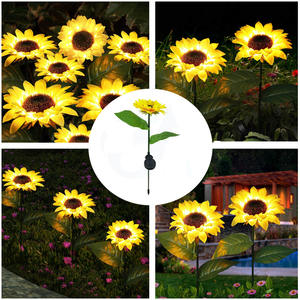 Lámpara Solar LED para Jardín y Patio, con Forma de Girasol, Resistente al Agua IP65, con Control Remoto - Product Image 6