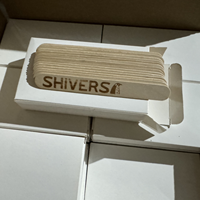 Usine offrant des bâtons en bois artisanaux de 5.9 pouces pour la crème glacée avec une surface lisse