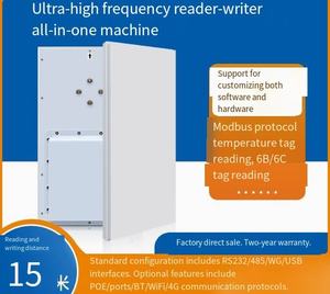 เครื่องอ่านแท็กอิเล็กทรอนิกส์ UHF RFID สำหรับควบคุมการเข้าออกลานจอดรถ ระบบอ่านข้อมูลอุตสาหกรรมแบบ Modbus UHF - Product Image 2