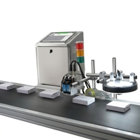Printer Inkjet TIJ Dual Head 25.4mm 50.8mm Kecepatan Tinggi untuk Lini Pengemasan Makanan dan Minuman