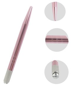 Pluma manual para microblading de cejas, herramienta manual para bordado de cejas, suministros para maquillaje permanente - Product Image 5