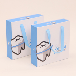 Custom Logo Luxury Dental Tooth Crown Model Keepsake Storage <b>Paper</b> Packaging Box with Film Window - Product Image 6