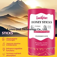 Bâtonnets de miel Shilajit saveur fraise à succès pour l'exportation, dosage liquide oral, station indépendante pour la zone US TK
