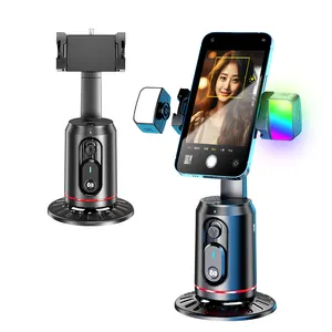 DIKA ai suivi du visage trépied stabilisateur de cardan auto suivi du visage trépied selfie trépied 360 Rotation Portable universel cardan