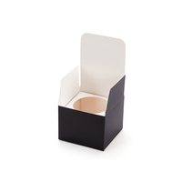 Boîte en papier spécial à extrémité pliée, personnalisée avec logo imprimé, pour cosmétiques, soins de la peau, cadeaux, parfums, crèmes et bougies.