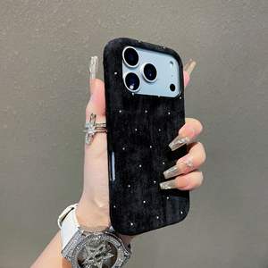 Carcasa móvil <span class=keywords><strong>de</strong></span> tela OEM con tacto <span class=keywords><strong>de</strong></span> piel a <span class=keywords><strong>precio</strong></span> barato para <span class=keywords><strong>iPhone</strong></span> 15 14 13 12 Pro Max 7 8 <span class=keywords><strong>Xr</strong></span> Xs Max Xs Soft Suede Back Cover Plus - Product Image 3