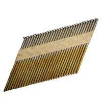 Clous de charpente en papier à tête en D de 3 x 0,113 po, à pointe lisse, semi-peints, 34 degrés, 4000 pièces par boîte pour le bois