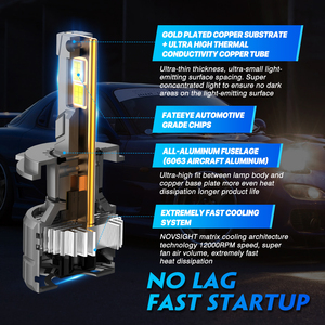 Novsight Luz <span class=keywords><strong>LED</strong></span> H4 para Auto <span class=keywords><strong>200W</strong></span> 40000LM Luces <span class=keywords><strong>LED</strong></span> Automotrices para Carro H7 H11 Faros <span class=keywords><strong>LED</strong></span> <span class=keywords><strong>Focos</strong></span> <span class=keywords><strong>LED</strong></span> - Product Image 5