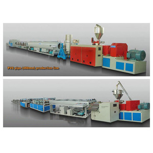 Ligne de production automatique de tuyaux d'égout en PVC UPVC à double vis avec pompe, moteur et boîte de vitesses - Product Image 2