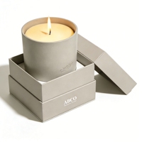 Caja de Regalo de Cartón Rígido de Lujo Personalizada para Velas, con Logotipo en Relieve Dorado, Apertura en Ángulo Diagonal, Impresión a 4 Colores, para Velas Aromáticas, EE. UU.