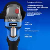 Dongcheng 20V1000W Meuleuse d'angle rechargeable sans balais Machine à polir les DCSM04-100E électrique à vitesse variable
