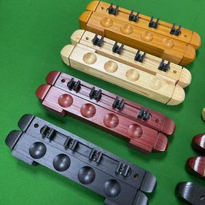 Soporte de pared para tacos de billar, 6 orificios, plástico PP, sin perforaciones, rectangular, para almacenamiento de tacos de billar - Product Image 3