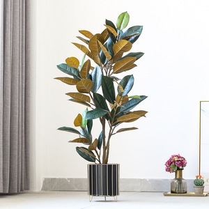 Cây Và Cây Giả Trang Trí Trong Chậu Cây Giả Trang Trí Hiện Đại Trong Chậu Cho Gia Đình Văn Phòng Món Quà Tân Gia Hoàn Hảo - Product Image 4