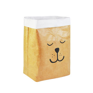 Juya Vietnam — papier de rangement réutilisable, joli chien Tyvek, seau de rangement créatif, panier pour le bureau à la maison - Product Image 2