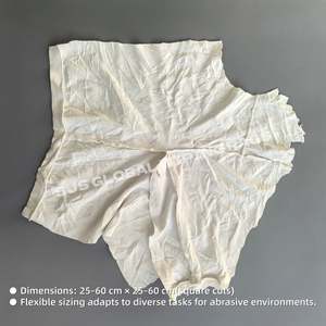 Chiffons de nettoyage industriels à haute absorption d'eau et d'huile, sac de 10 kg, boîte, chiffons en polaire blancs, chiffons en coton pour le nettoyage - Product Image 3