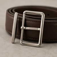 Boucles de ceinture pour hommes d'affaires, logo gravé sur mesure, alliage de zinc, métal résistant à la rouille, anti-rayures, pour ceinture en cuir