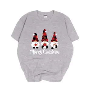 कस्टम सस्ते स्क्रीन मुद्रित क्रिसमस वर्णमाला के लिए गर्मी हस्तांतरण डिजाइन टी शर्ट