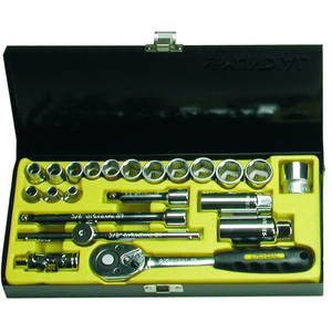 MUNDIAL 3/8ที่มี22ซ็อกเก็ตและอุปกรณ์เสริมสำหรับเคส - Product Image 2