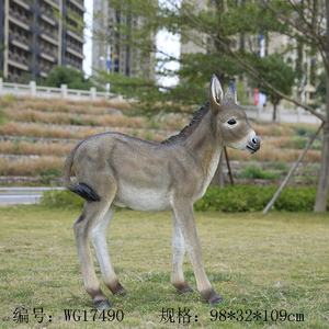 รูปปั้นอะซินัสของตกแต่งแอสซินลารูปสัตว์ลาไฟเบอร์กลาสโพลีเรซิ่นปรับแต่ง SE7ART ได้ตามต้องการ - Product Image 2