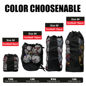 <span class=keywords><strong>Bolsa</strong></span> de Red Personalizada para Balones de Fútbol, Baloncesto, Voleibol, <span class=keywords><strong>Bolsa</strong></span> de Malla Grande para Balones - Product Image 3