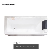 Baignoire domestique pour petit appartement, nouveau style, pour adulte, une personne, avec massage à bulles, chauffage à température constante haut de gamme