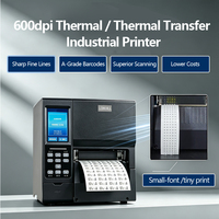 Impresora de Etiquetas RFID LONVILL, USB, Ethernet, RS232, GPIO, Paralela, Wi-Fi, Inalámbrica, BT, Impresora Industrial de Transferencia Térmica