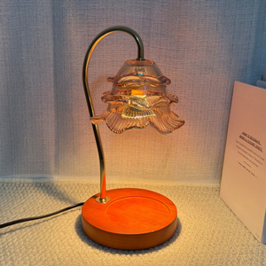 Lámpara Nocturna LED de Cristal, Luz Blanca Cálida, Botón Manual, Recargable por USB, Moderna, 2700K, Ra90, 25000 Horas, Diseño de Tulipán, para Uso Doméstico - Product Image 2