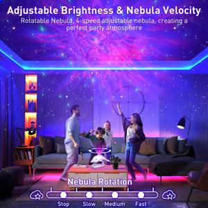 Dolphin Starry Sky Projection Lamp Starry Sky Projection Atmosphere Lamp Bedroom Night <b>Light</b> for Bar <b>Gaming</b> Room Decorative Lamp - Product Image 5