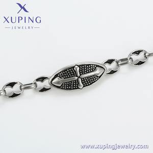 Браслет XUPING из нержавеющей стали с винтажным крестом, щитом и якорем, в ретро-стиле, артикул 75517 - Product Image 3