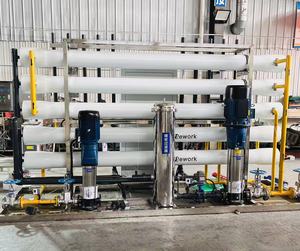 Bán Hot tự động RO PLC hệ thống lọc nước cao cấp uống xử lý nước với máy bơm & động cơ 1 năm bảo hành 500L/giờ - Product Image 1