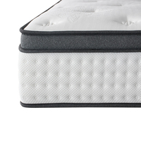 Queen & King Matelas à ressort hélicoïdal intérieur 10 pouces en tissu de bambou Ressort de poche Rouleau sous vide Boîte en carton Prix bon marché pour les hôtels