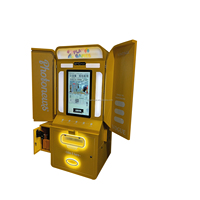 Mesin Foto Booth Layanan Mandiri Letsamuse dengan Latar Belakang Koran, Keluaran Instan, Hiburan untuk Arcade atau Ruang Permainan di Mal