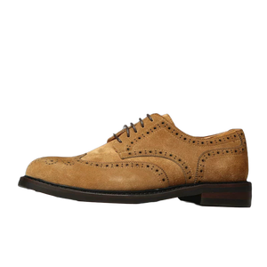 <span class=keywords><strong>Scarpe</strong></span> Derby Brogue Retrò Artigianali, <span class=keywords><strong>Scarpe</strong></span> Casual in Pelle da <span class=keywords><strong>Uomo</strong></span>, <span class=keywords><strong>Scarpe</strong></span> da <span class=keywords><strong>Uomo</strong></span> in Vera Pelle Scamosciata Stile Britannico per Business - Product Image 5