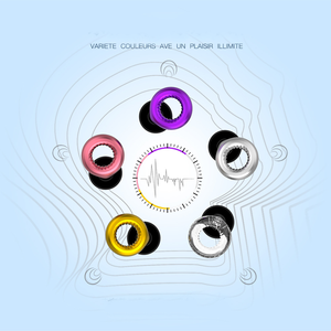 سدادات أذن من السيليكون بثلاثة أحجام عالية الدقة سدادات أذن بألوان مزخرفة عازلة للصوت سدادات أذن للحفلات والملاهي الليلية والحفلات والمحفلات الموسيقية - Product Image 6