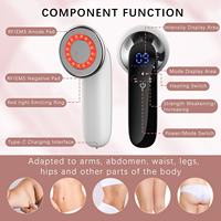 Appareil de beauté portable et étanche pour l'élimination de la cellulite, amincissant pour les jambes/bras et le corps, brûleur de graisse pour la perte de poids
