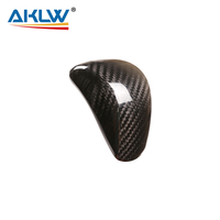 Accessoires intérieurs en fibre de carbone véritable compatibles avec Honda Accord 9e/9,5e génération, protection du pommeau de levier de vitesse