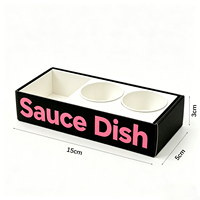 Boîtes personnalisées en carton recyclable pour sauces, style sauce à tremper, pour hamburgers et poulet frit – Personnalisation usine
