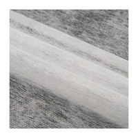 Tissu de vêtement non tissé thermocollé de haute qualité matériaux de couture tissu d'entoilage de séjour de gomme