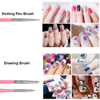 2025 Offre Spéciale Costume Peintures 15 Pièces Double Tête Vis Spot Drilling Nail Brush