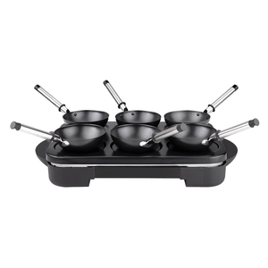 Wok antiadherente eléctrico para 6 personas para crepes y tortitas, cocina para crepes para fiestas en hoteles, opciones ODM/OEM - Product Image 3