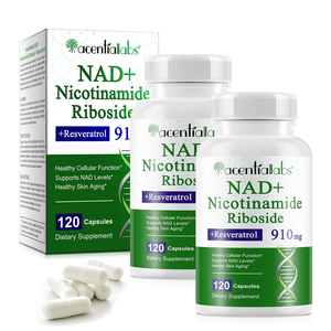 Acentiallabs Suplemento NAD Antienvejecimiento de Alta Absorción al por Mayor, Otros Suplementos de Salud, Cápsulas de NAD+ con Resveratrol - Product Image 1