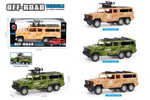 Vehículo de Fricción con Diseño de Camuflaje, Juguete de Auto para Niños, Regalo, Vehículo Todoterreno - Product Image 6
