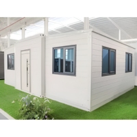 Maison conteneur transportable et extensible, aménagement multi-pièces pour camping en plein air, villa, solution de logement préfabriqué à faible coût
