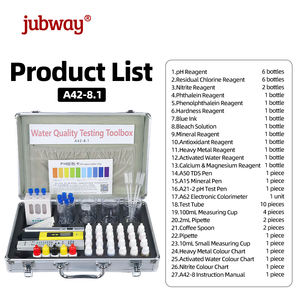 مجموعة اختبار جودة المياه بتصميم جديد لمياه الشرب والمسابح / جهاز تحليل جودة المياه - Product Image 2