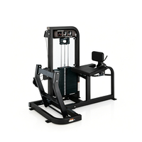 Machine de presse à jambes horizontale en acier pour usage commercial, équipement de musculation des membres inférieurs pour salle de sport, station de musculation des fessiers et des quadriceps avec pile de poids