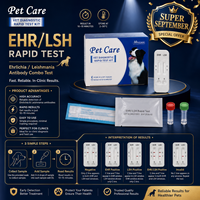 Huisdierenarts Snelle Test EHR/LSH Ehrlichia / Leishmania Antilichaam Combo Test
