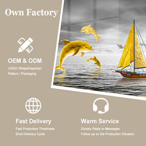 <span class=keywords><strong>Silueta</strong></span> de <span class=keywords><strong>Mujer</strong></span> Africana en Porcelana de Cristal, Arte de Pared - <span class=keywords><strong>Cuadro</strong></span> Cuadrado de 50x50cm con Puesta de Sol Africana para Sala de Estar - Product Image 5